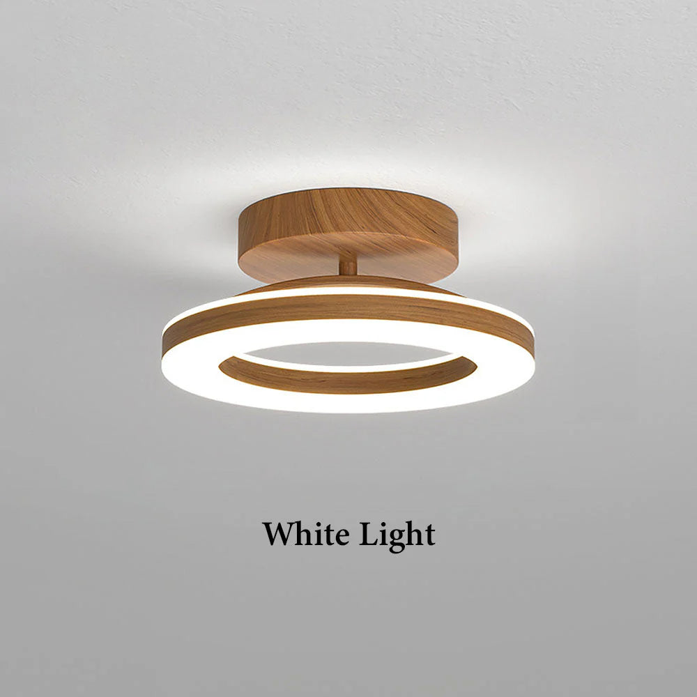 Plafonnier de couloir rond moderne nordique