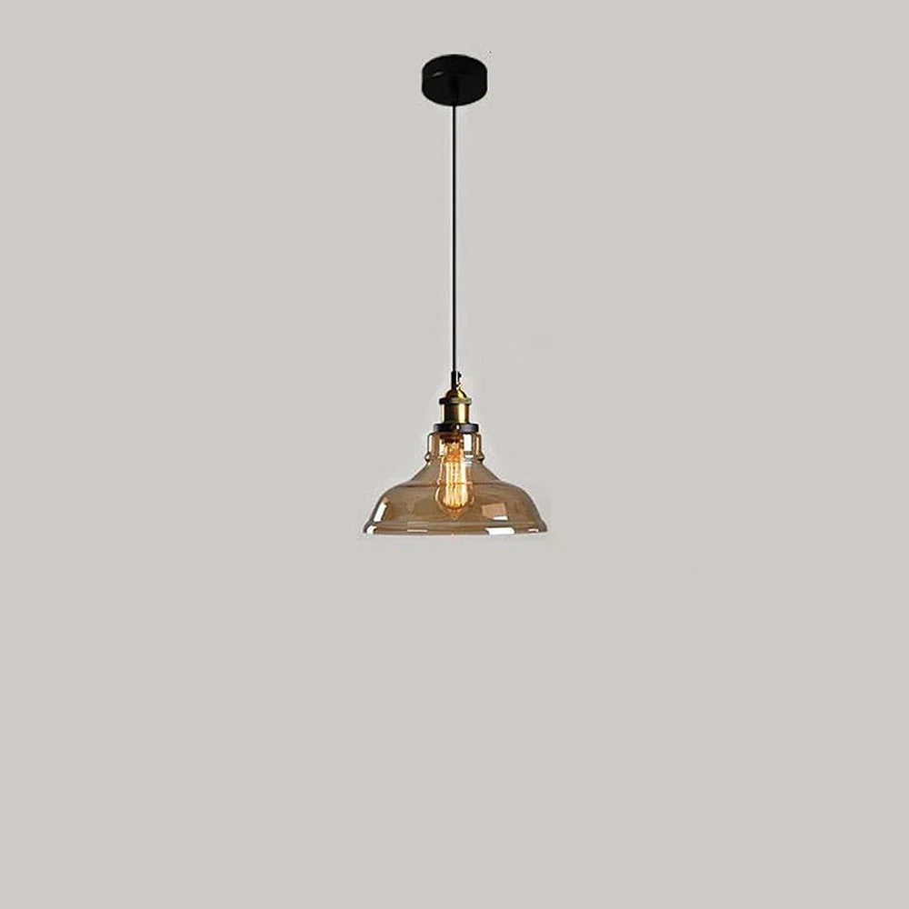 Scandinavian Transparent Glass Pendant Light