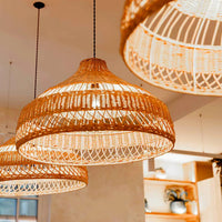 Coastal Weave Dome Pendant Light