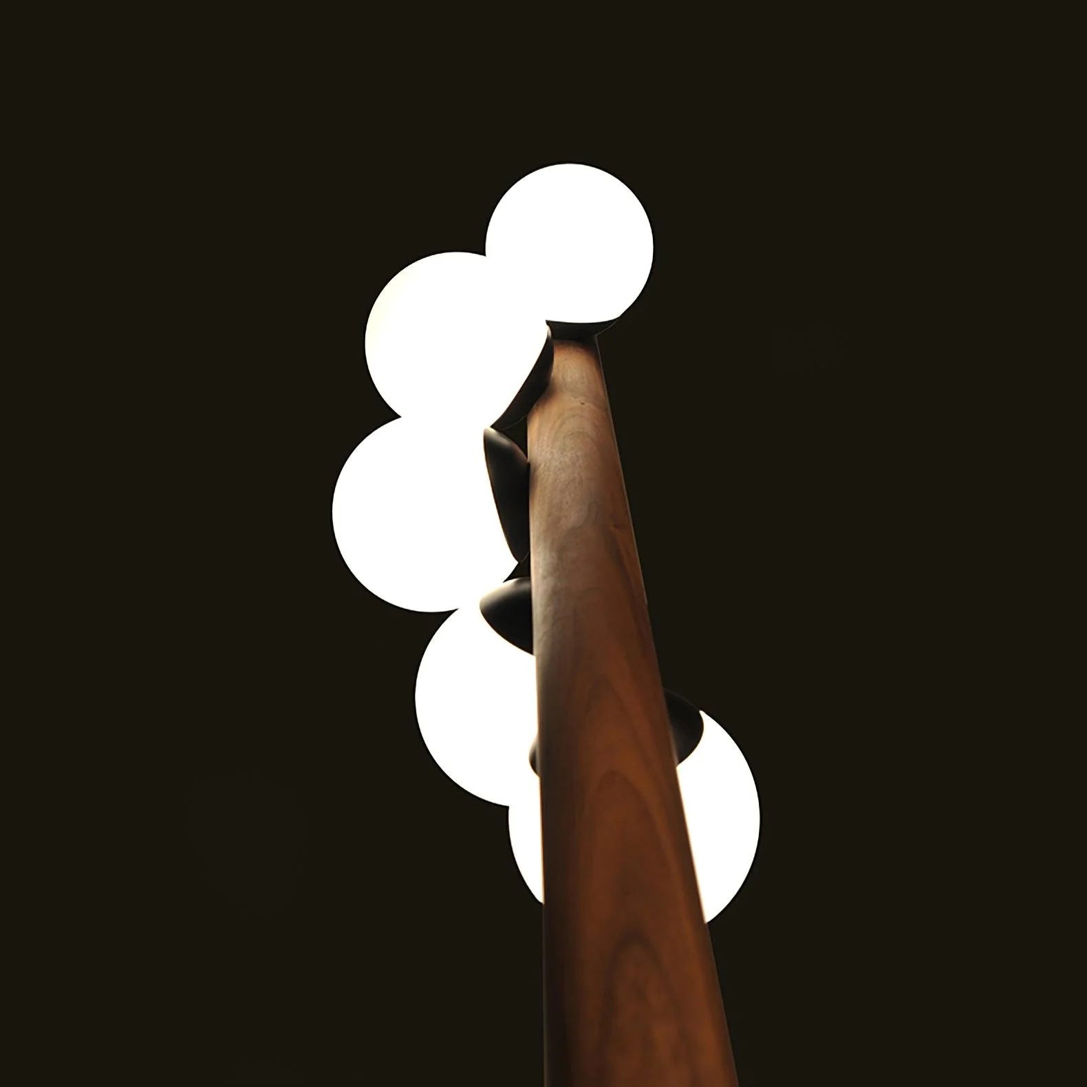 Lampada a sospensione in legno nordico