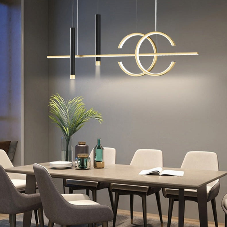 Lampadario moderno e semplice per proiezione del cielo stellato