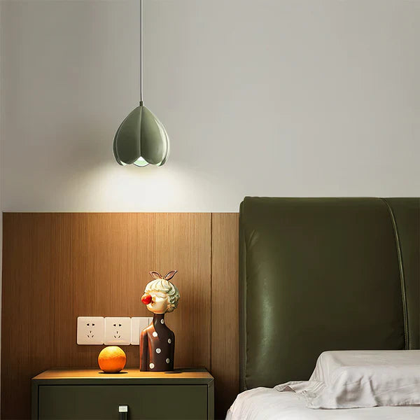 Lampe à suspension tendance en résine Bud