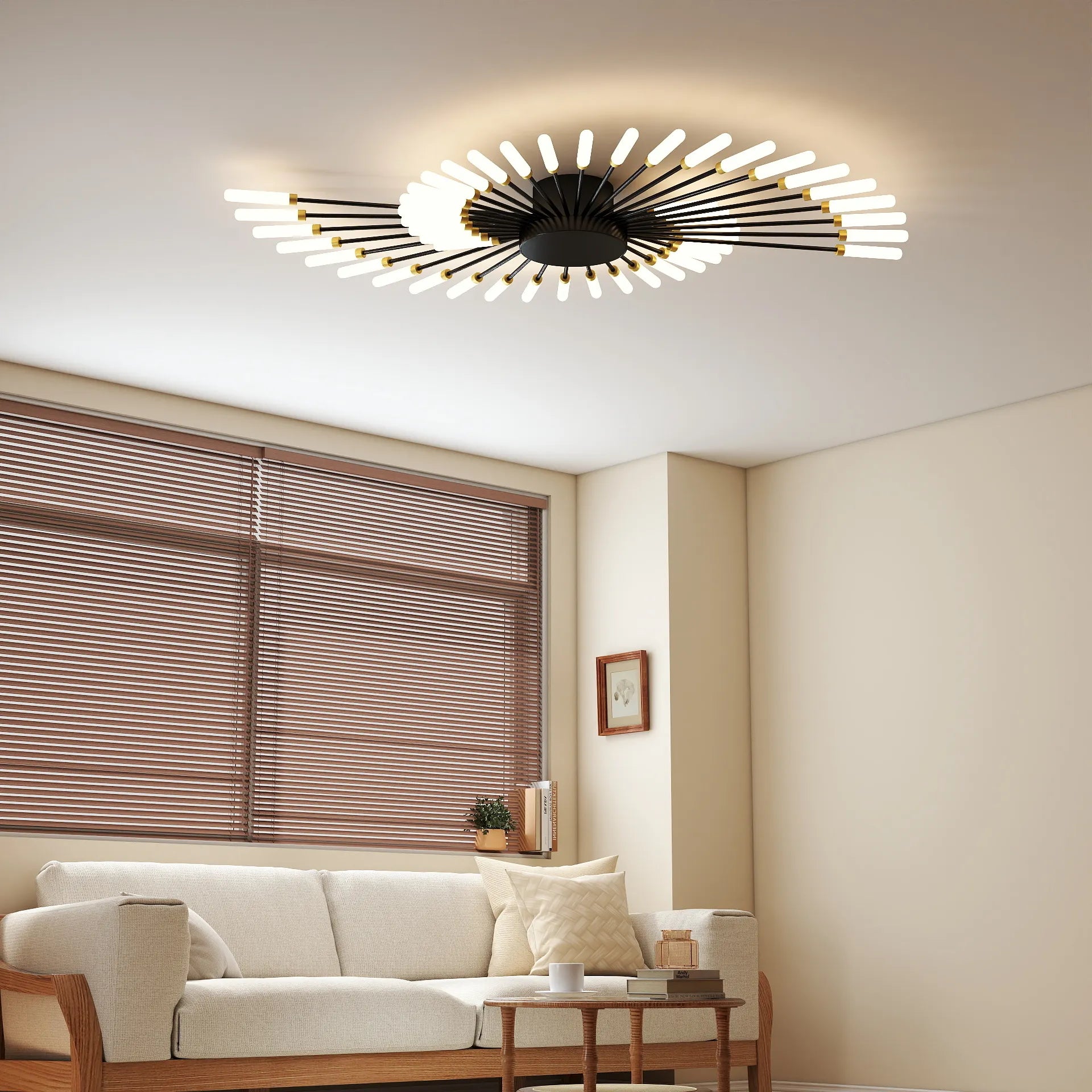 Luci da soffitto con fuochi d'artificio