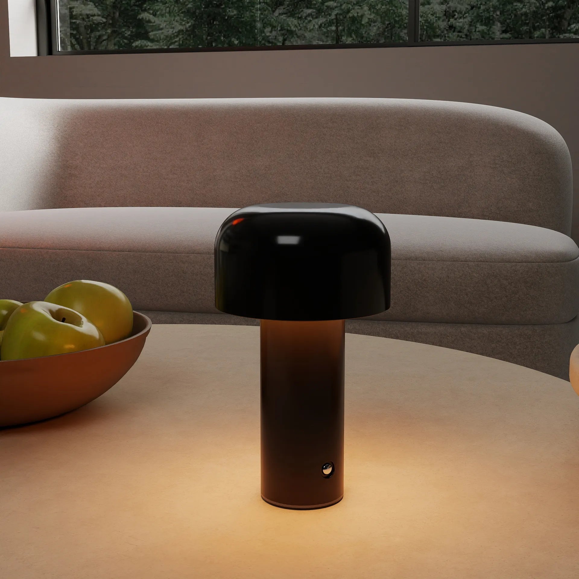 Lampada da tavolo creativa a forma di fungo semplice