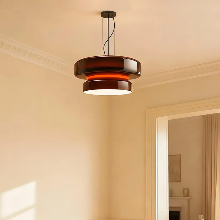 Plafonnier créatif en vitrail Glarefusion