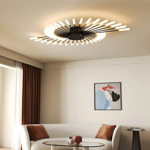 Luci da soffitto con fuochi d'artificio