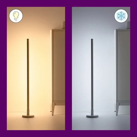 Trendy Sleek Minimalist Plastic Floor Lamp