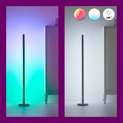 Trendy Sleek Minimalist Plastic Floor Lamp
