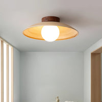 Classic Round Wood Ceiling Light