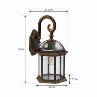 Classical Antique Lantern Glass Wall Light