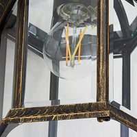 Classical Antique Lantern Glass Wall Light