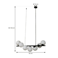 Trendy Multiple Spherical Glass Globe Pendant Light