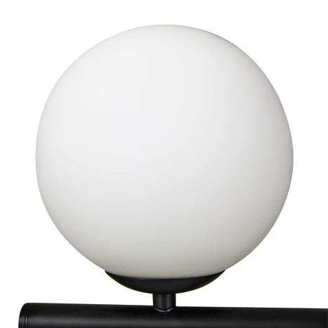 Lampadario a sospensione di design con sfere in vetro multiple