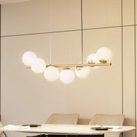 Trendy Multiple Spherical Glass Globe Pendant Light