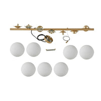 Trendy Multiple Spherical Glass Globe Pendant Light