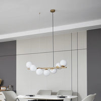 Trendy Multiple Spherical Glass Globe Pendant Light
