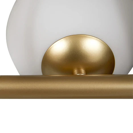 Lampadario a sospensione di design con sfere in vetro multiple