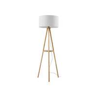 Modern Tripod Wooden Legs Floor Lamp