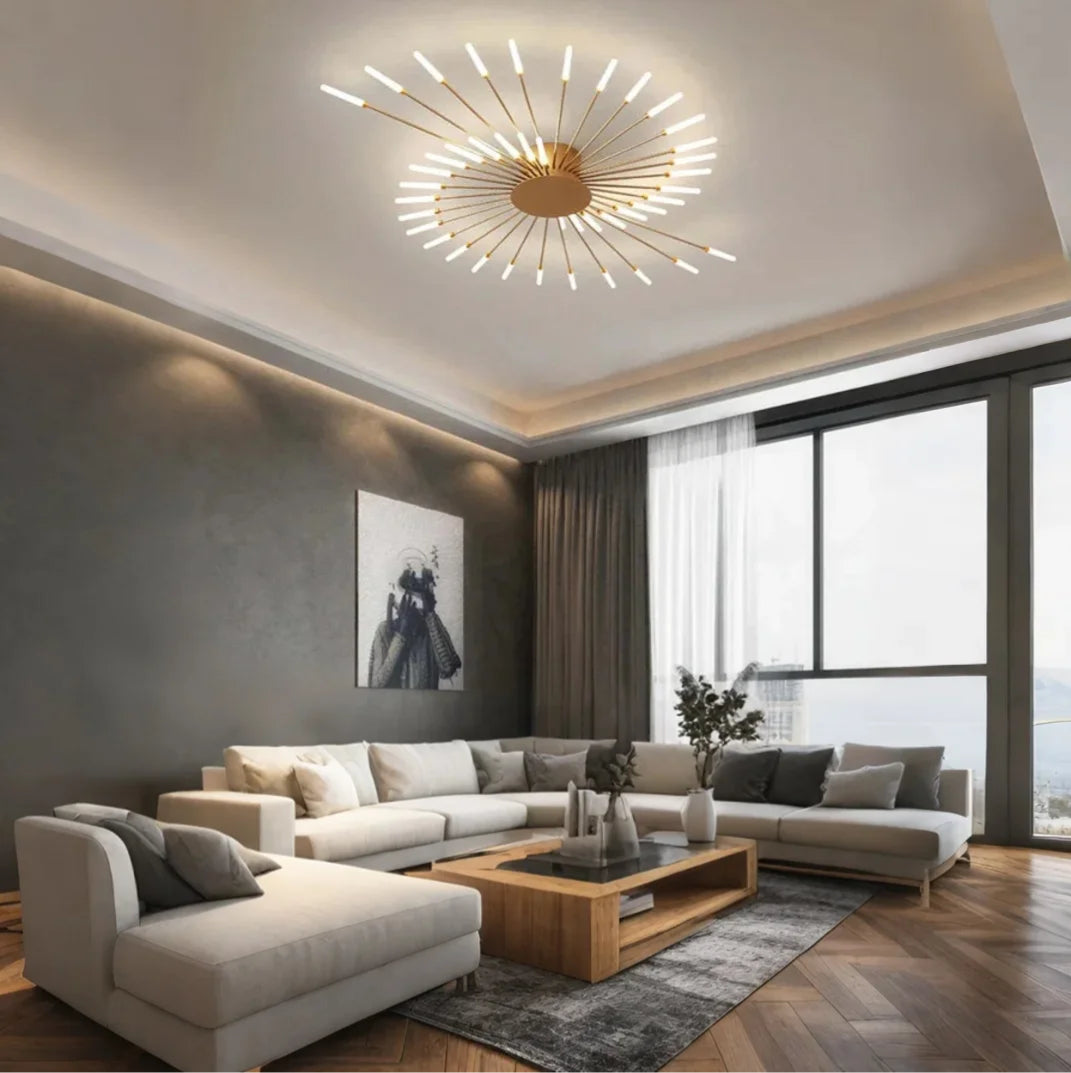 Luci da soffitto con fuochi d'artificio