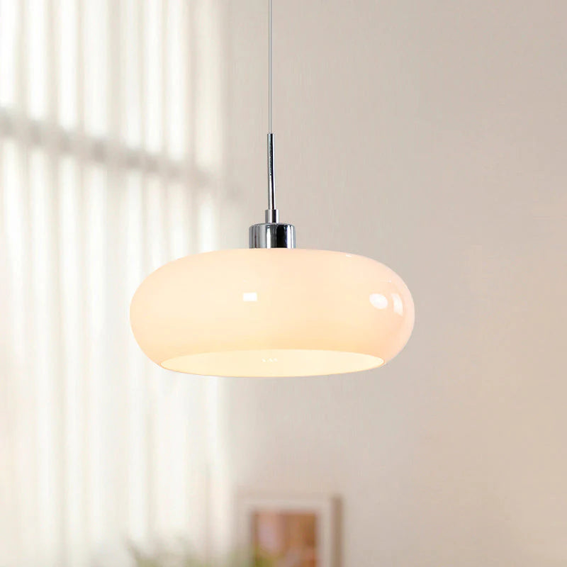 Lampada a sospensione rotonda in vetro alla moda