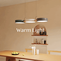 Lampada a sospensione a cilindro moderno in metallo nordico