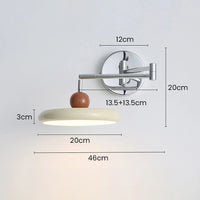 Compact Pivot Wall Light Fixture