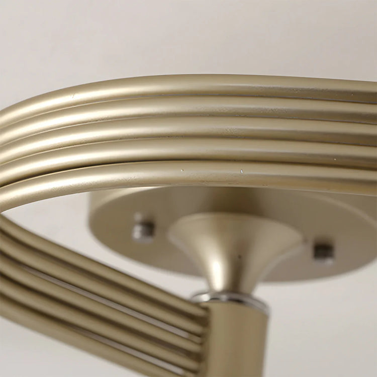 Moderne Multi-Head Metal Loop lysekrone