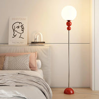 Minimalistisk kreativ blomsterknudcreme gulvlampe