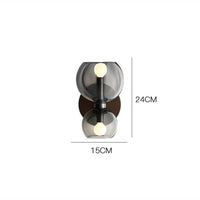 Twin Sphere Contemporary Wall Light