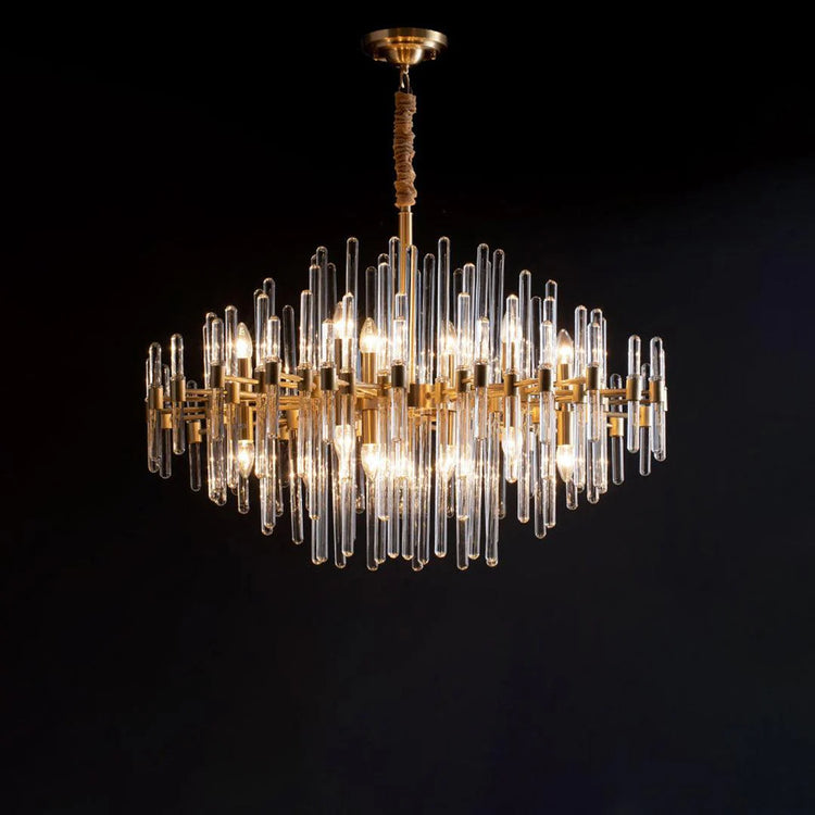 Elegant Ornate Crystal Chandelier