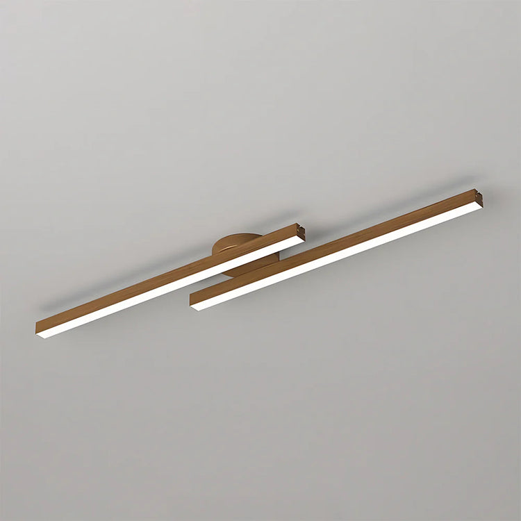 Nordic Wooden Grain Loftslampe