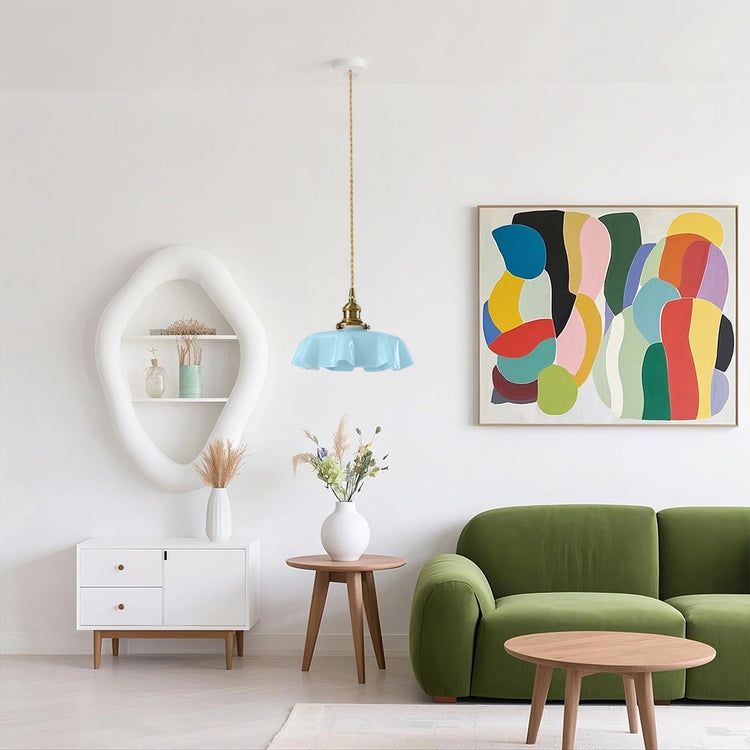 Nordic Modern Flower Glass Pendant Light