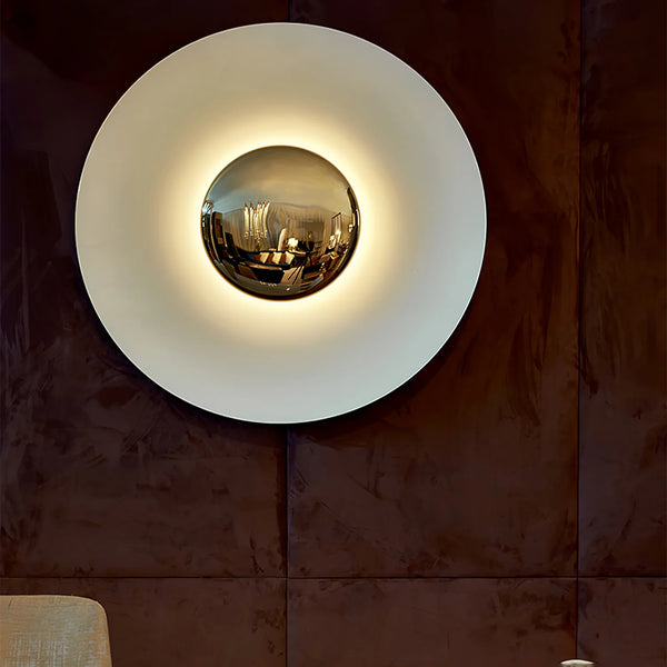 Moderne Disc-lignende Ironwork Wall Light