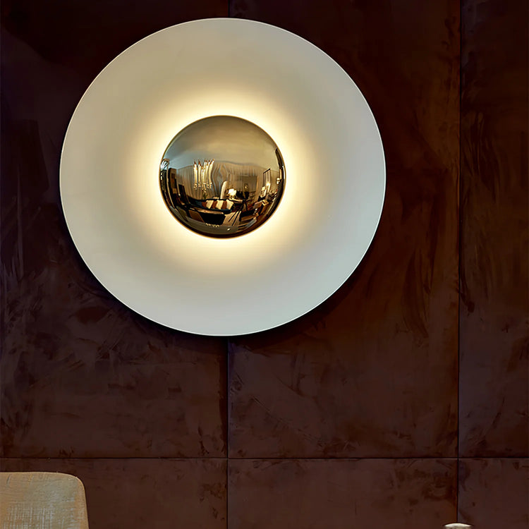Moderne Disc-lignende Ironwork Wall Light