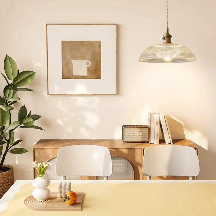 Glarefusion Moderne Schüssel-Glas-Pendelleuchte