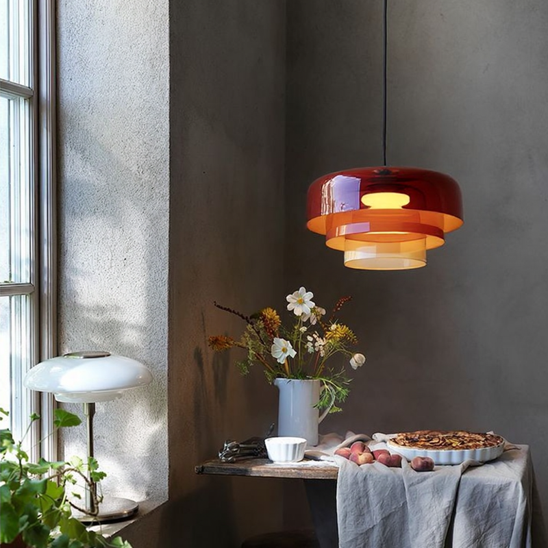 Moderne kreative Glasanhänger Lichter