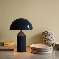 Glarefusion kreativ metalbord lampe