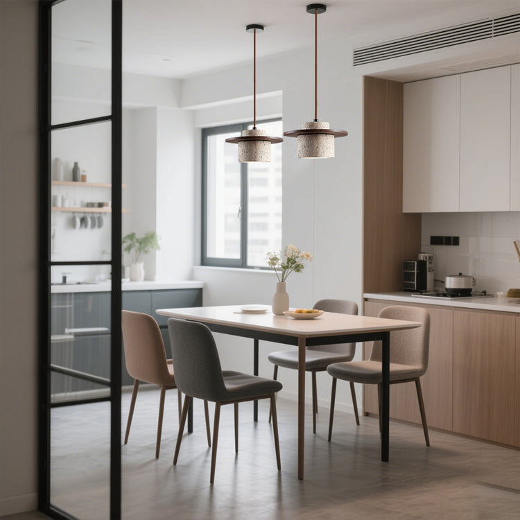 Moderne chik travertin pendel