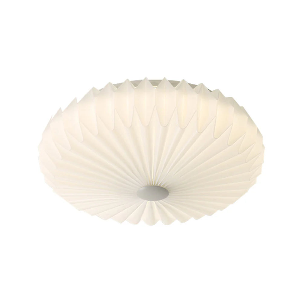 Plafonnier rond élégant en PVC