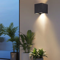 Moderna luce murale a LED cubo regolabile