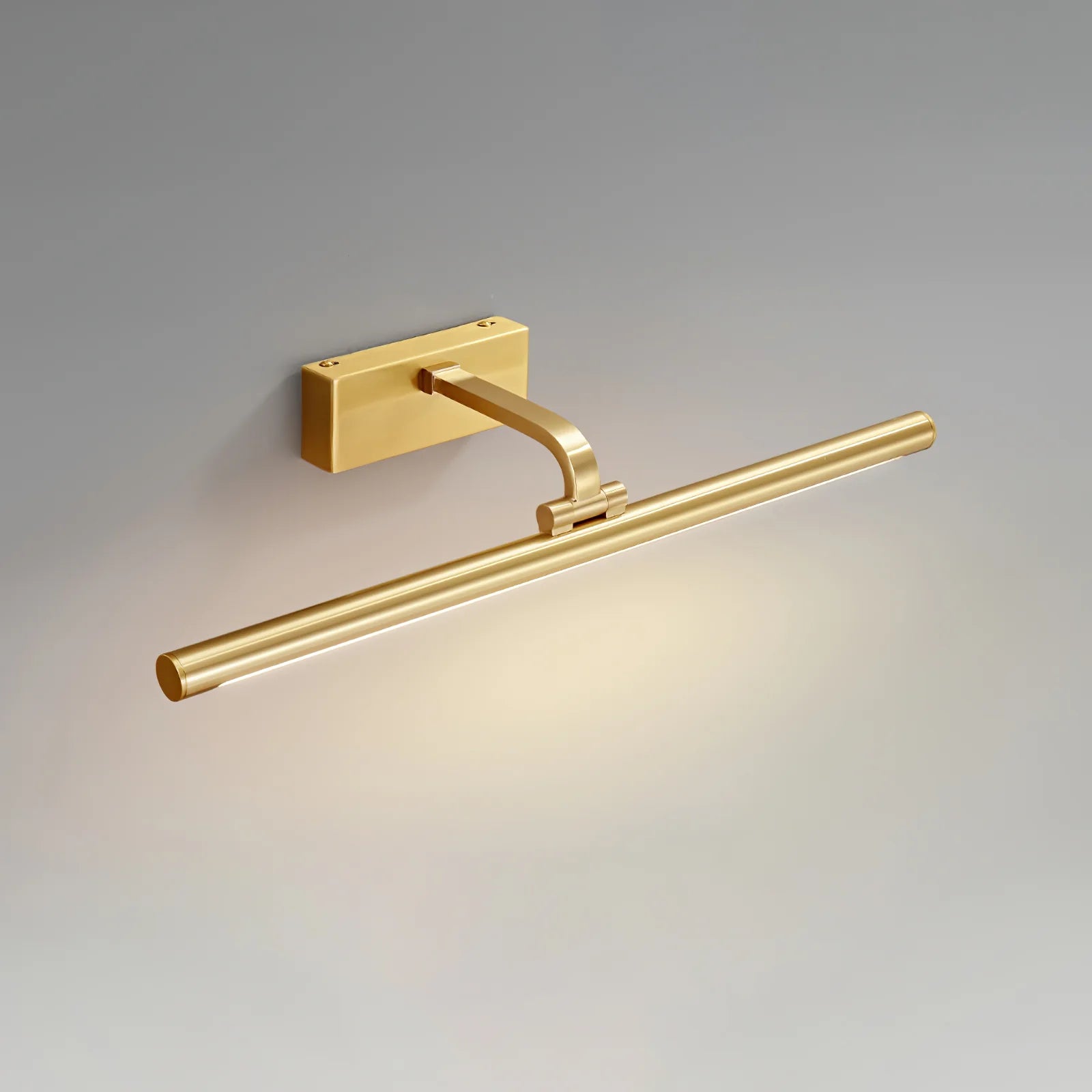 Ottone di lusso & Applique lineare in noce