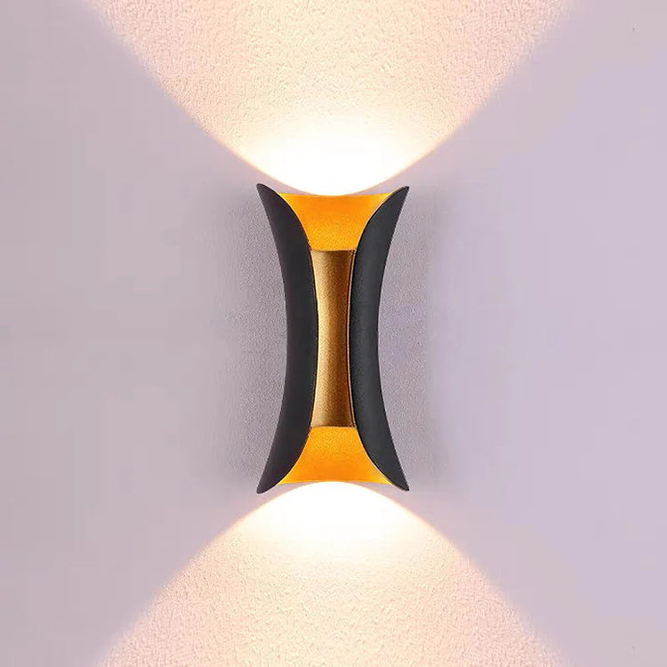 Modern Irregular Aluminum Outdoor Wall Light