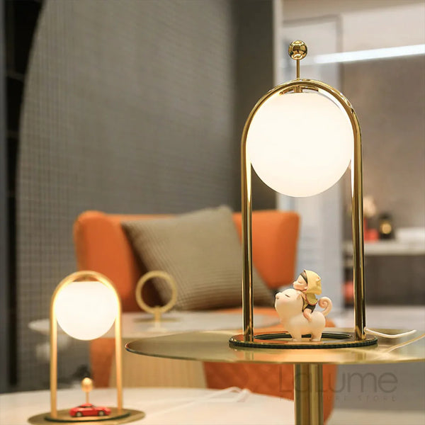 Moderne luksusbedskabsbordlampe
