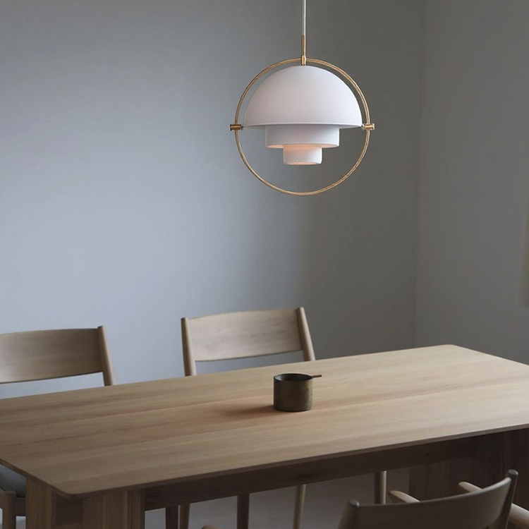 Glarefusion Creative Metal Ring Pendel i flere lag