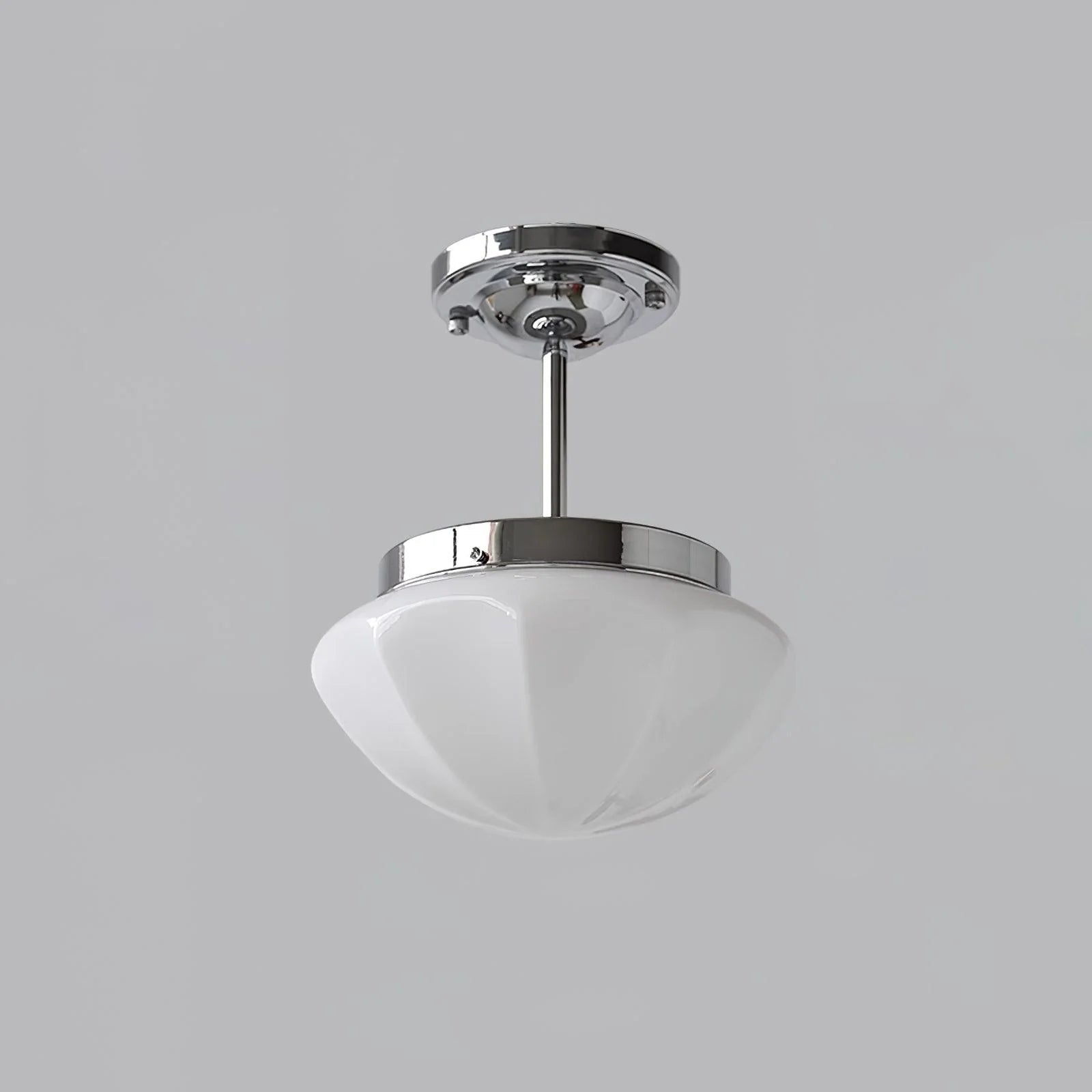 Elegant Sleek Dome Glass Ceiling Lamp