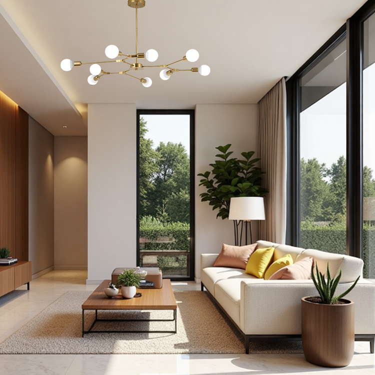 Moderne Elegant Multiple Blubs Loftslampe