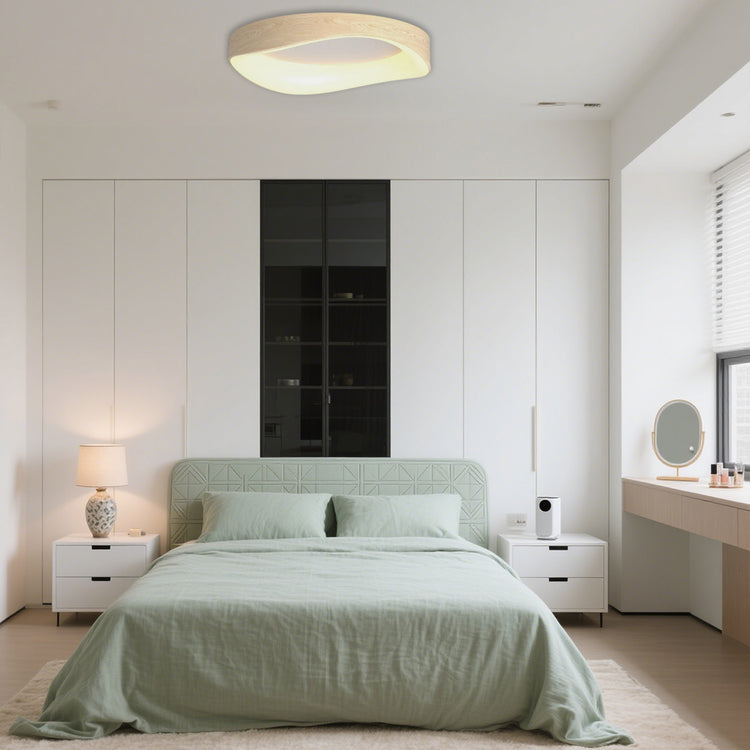 Nordic Wood Grain Ceiling Light