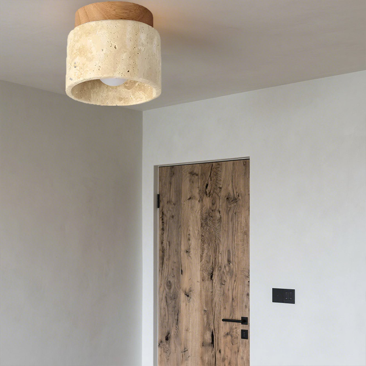 Lampada da soffitto moderna in stile creativo color crema