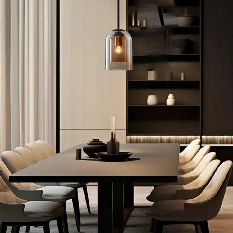 Glarefusion Double Glass Pendant Lamp