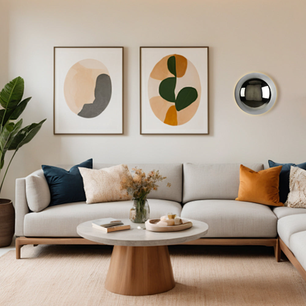 Luce a parete rotonda in stile nordico moderno